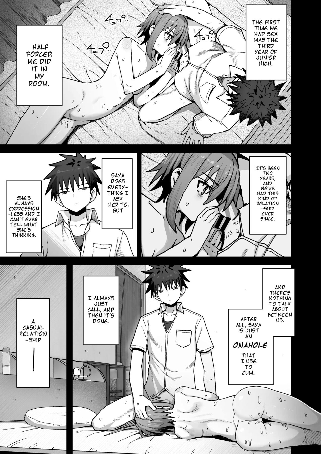 Hentai Manga Comic-Please Don't Let Go Of Me ~Until I Fall in Love With My Onahole Childhood Friend~-Read-6